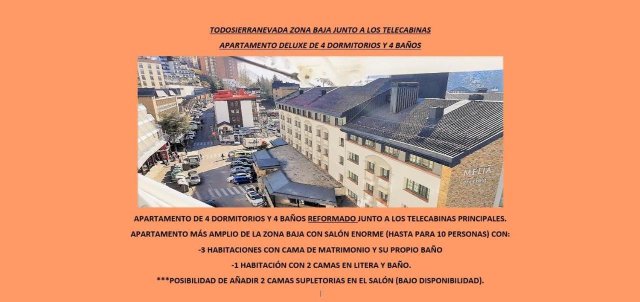 Todosierranevada Zona Baja - Apartamentos De 4 Dormitorios - Junto A Los Telecabinas Sierra Nevada Exteriér fotografie